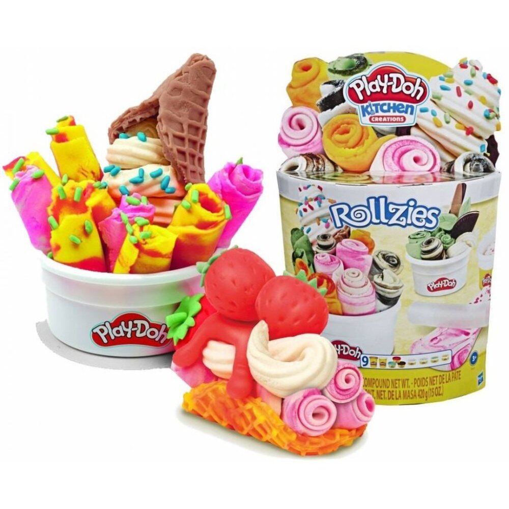 Play-Doh Kitchen Creations Rollzies–Rolled Ice Cream Play Set New in Box